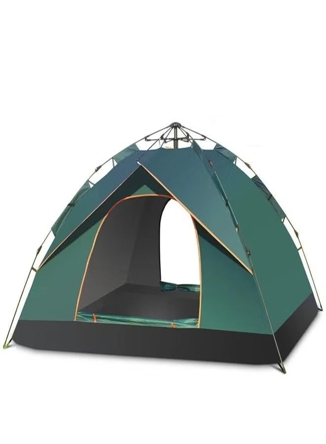 Easy Shop Camping Tent for 4 People – Double Layer Family Backpacking Pop-Up Tent (Instant Setup) - Image 2